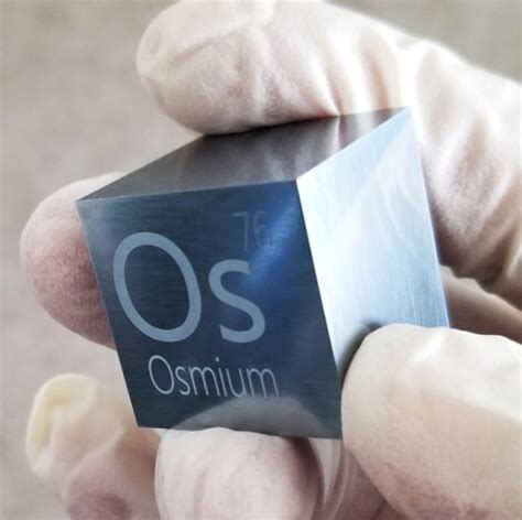  Osmium: Korkea tiheys ja erinomainen kestävyys teollisuuden haasteille!